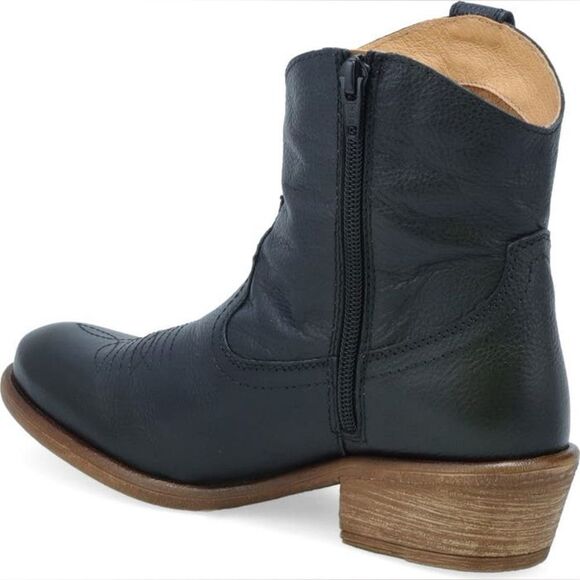 Miz Mooz Carlitos Western Bootie Black Leather Boots (Women) Size 8.5 EU 39 - Picture 10 of 11